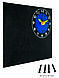 Дошка для крейди з годинником КВТ, 50х60 см, фото 3