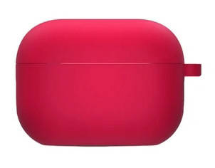 Чохол Silicone Full Case ( micrifiber ) для AirPods 3 Rose Red, фото 1