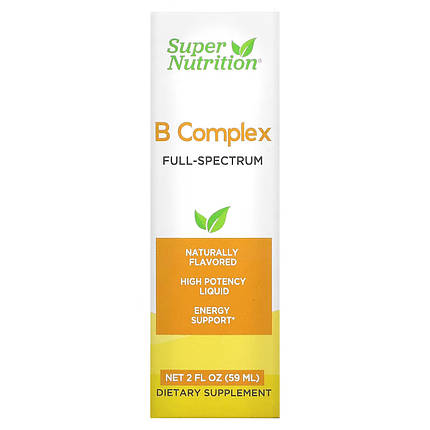 Вітамін В комплекс рідкий Super Nutrition B Complex 59 мл, фото 2