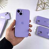 Силіконовий чохол на iPhone 13 Full із закритим низом і камерами Light Purple (39)