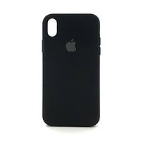 Чехол FULL Silicone Case для iPhone XR Black (силиконовый чехол черный силикон кейс на айфон Хр 10р)