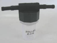 Фильтр бензиновый с отстойником разборный Zollex - 310