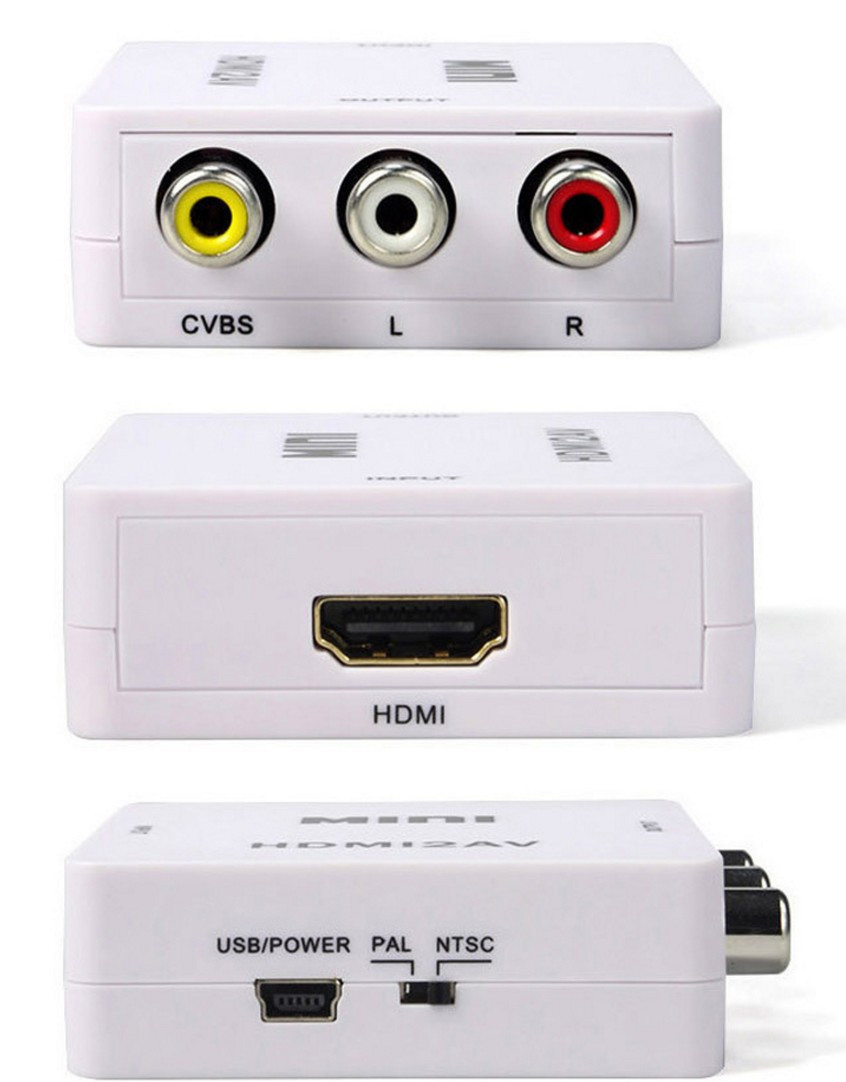 Конвертер HDMI на AV разрешение 1080p - фото 2 - id-p1101504749