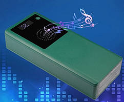 Power bank 4 акумулятори 26650 2хUSB+microUSB+Type-C 2,1А LCD екран, вбудований динамік із mp3 плеєром+