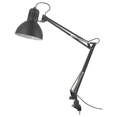 Настільна лампа IKEA TERTIAL (ІКЕА ТЕРЦІАЛ). 50355395. Темно-сіра
