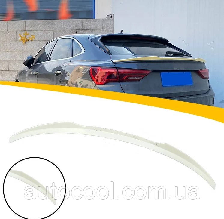 Спойлер багажника (лип спойлер, сабля, качиний хвостик) Audi Q3 2019-2022 р.в. Ауди ку3