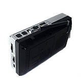 Радіоприймач колонка MP3 USB Golon RX-6633, сріблястий, фото 6
