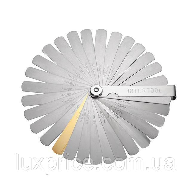 Комплект щупів 0,04-0,88 мм 32 шт. INTERTOOL AT-0004    Luxprice, фото 1