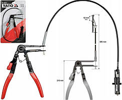Кліщі Для Самозатискних Хомутів з Гнучким Захопленням YATO (YT-0677)