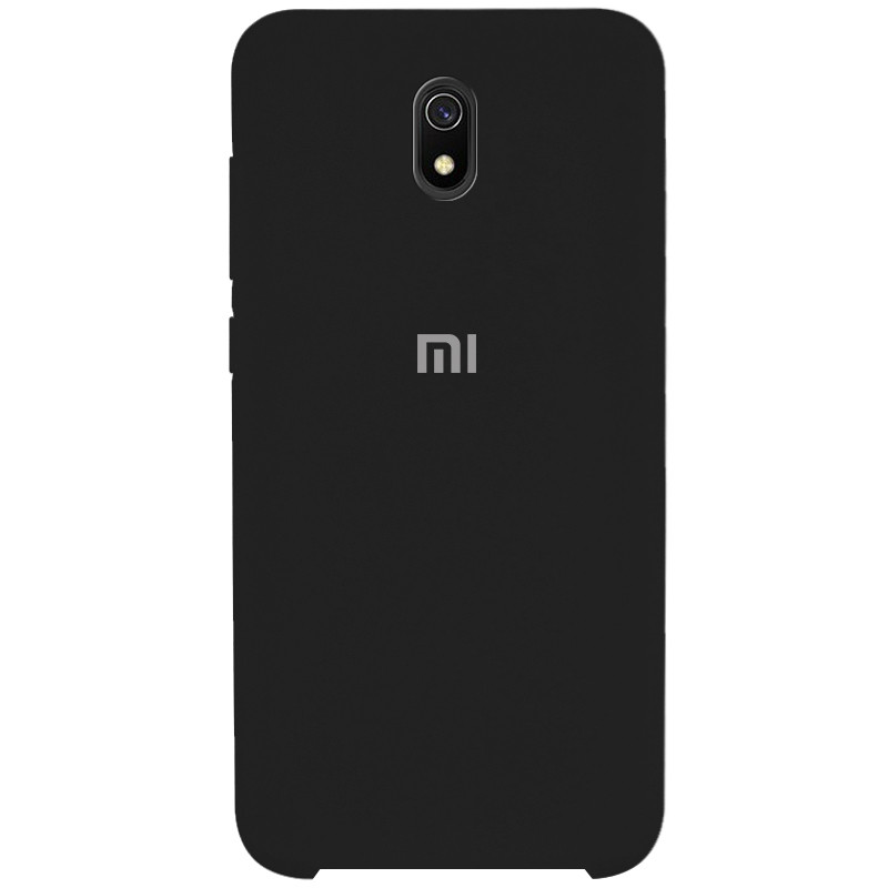 Чохол Silicone Cover (AA) для Xiaomi Redmi 8a Чорний / Black - фото 1 - id-p1749324497