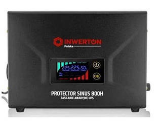 Джерело безперебійного живлення (ДБЖ) Іnwerton protector sinus 800H (500Вт) 12V чиста синусоїда