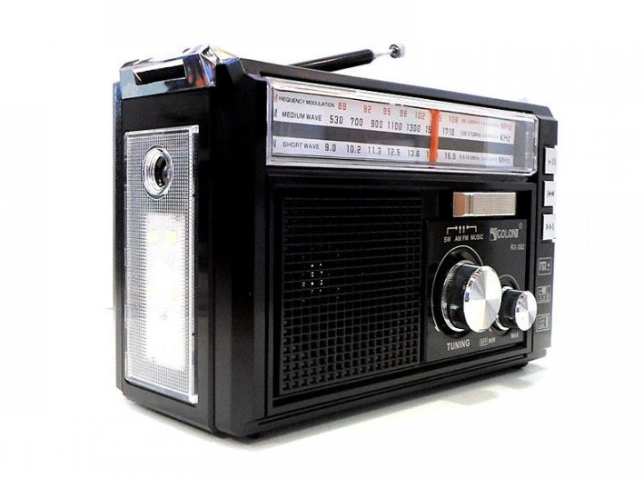 Радіоприймач портативний Golon RX-382 MP3 USB, чорний