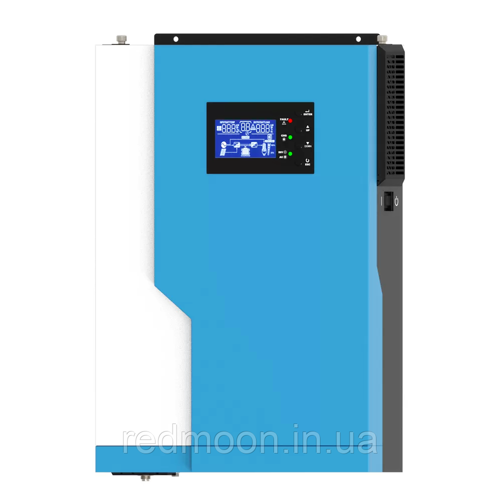 Гібридний сонячний інвертор 5500 Вт, PowMr (VM PLUS-5.5KW) / Перетворювач напруги / MPPT
