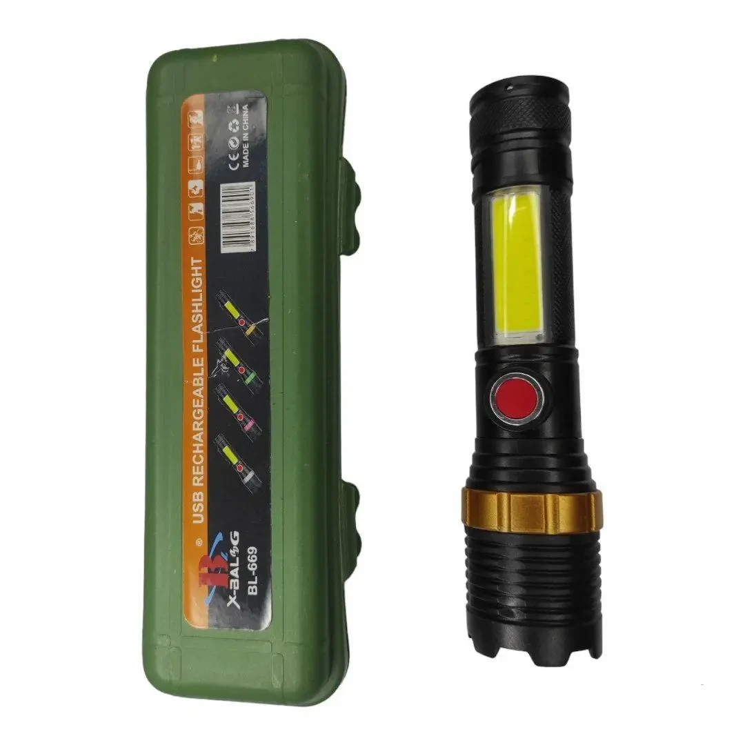 Акумуляторний світлодіодний ручний ліхтар LED X-BAIL BL-669 Op, фото 1