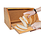 Хлібниця деревяна - дошка для нарізки хліба 37*24*19см, фото 2