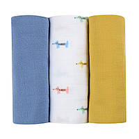 Набір пеленок Beaba муслінових 3 шт (70х70) Песики, арт. 920347