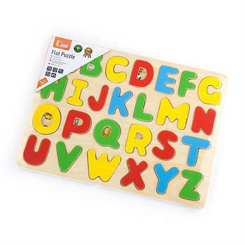 Дерев'яний пазл Viga Toys Англійський алфавіт, великі літери (58543), фото 3