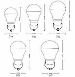 Кемпінгова лампа ліхтар LED світлодіодний. Резервна лампа з крокодилами 12 V 7 W з підвісом., фото 10