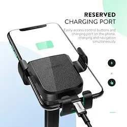 Тримач в авто Ugreen LP200 Gravity Phone Holder with Suction Cup Black