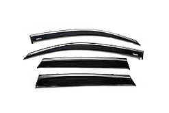 Вітровики з хромом (4 шт, Niken) для Suzuki Vitara 2015- рр