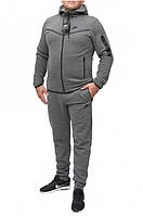 Чоловічий осінній спортивний костюм Nike (Найк) (kd39-4) турція, Сірий. Чоловічий одяг