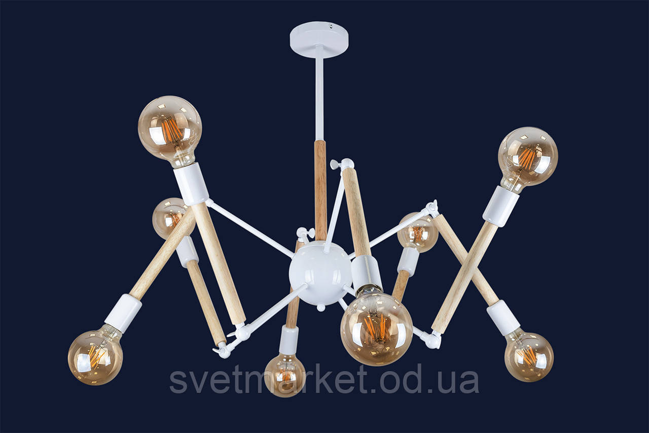 Стельова люстра 909XL1022-8 WH