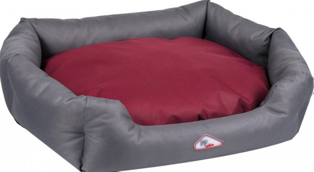Лежак для собак і котів "Pet Fashion" "BOSPHORUS" 2 (82 х 65 х 18 см) Сіро-малиновий