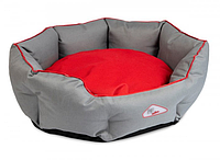 Лежак для собак и кошек Pet Fashion "BOSPHORUS" 3 (95 х 78 х 24 см) Красно-серый