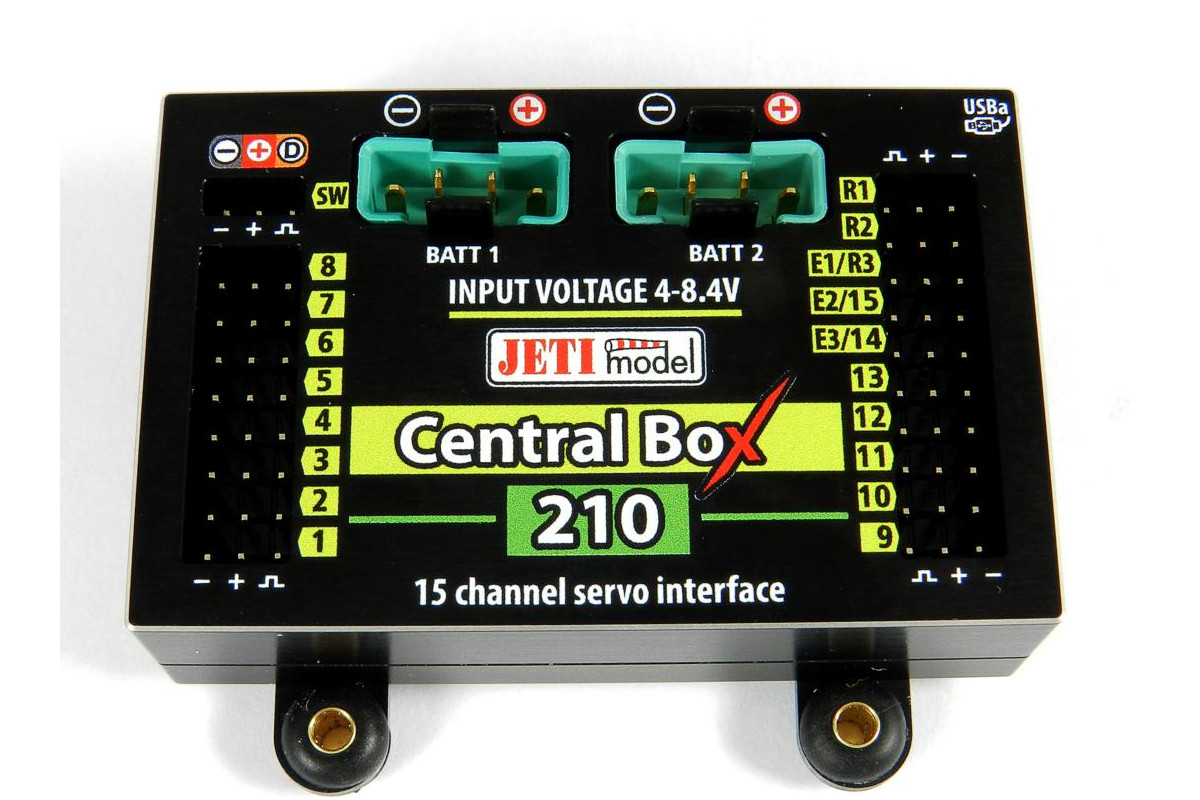 Регулятор живлення для сервоприводів JETI Central BOX 210 amc