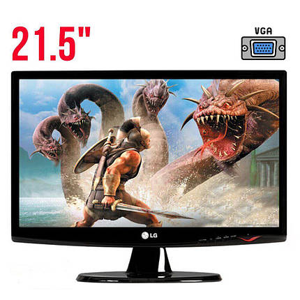Монітор Б-клас LG Flatron W2243S / 21.5" (1920x1080) TN / VGA / VESA 100x100, фото 2