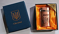 Запальничка в подарунковій упаковці Герб України (Гостре полум'я) HL-325-1-2