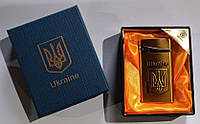 Запальничка в подарунковій упаковці Герб України (Гостре полум'я) HL-325-1-3