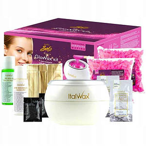 Набір для депіляції обличчя гарячим воском ItalWax GloWax Kit