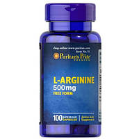 L-Arginine 500 мг Puritan's Pride (100 капсул)