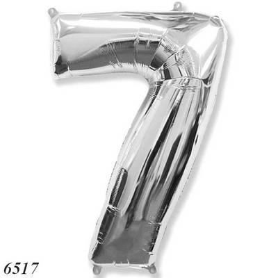 Кулька фольгована цифра  "7"  81см