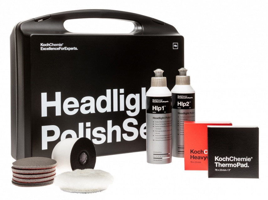 Набір для полірування фар Koch Chemie Headlight Polish Set, фото 1