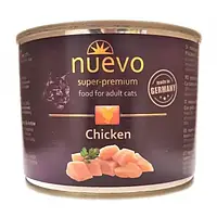 Nuevo Adult (Нуево Едалт) вологий корм для котів з куркою 200 г х 12 шт.