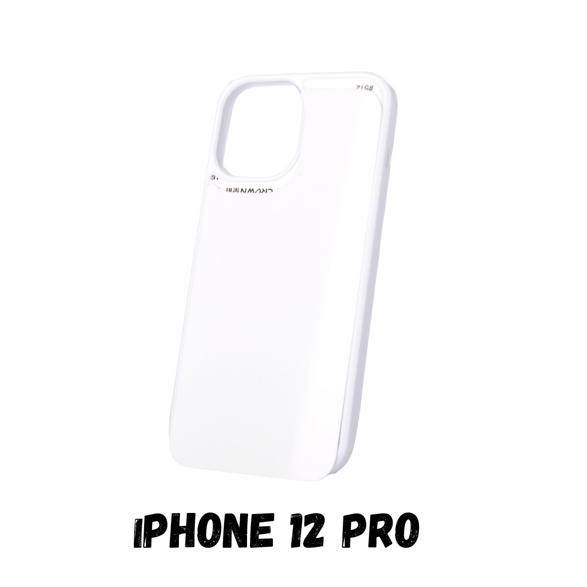Чохол для сублімації 2D iPhone 12 Pro (TPU білий)