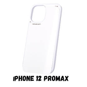 Чохол для сублімації 2D iPhone 12 ProMax (TPU білий)