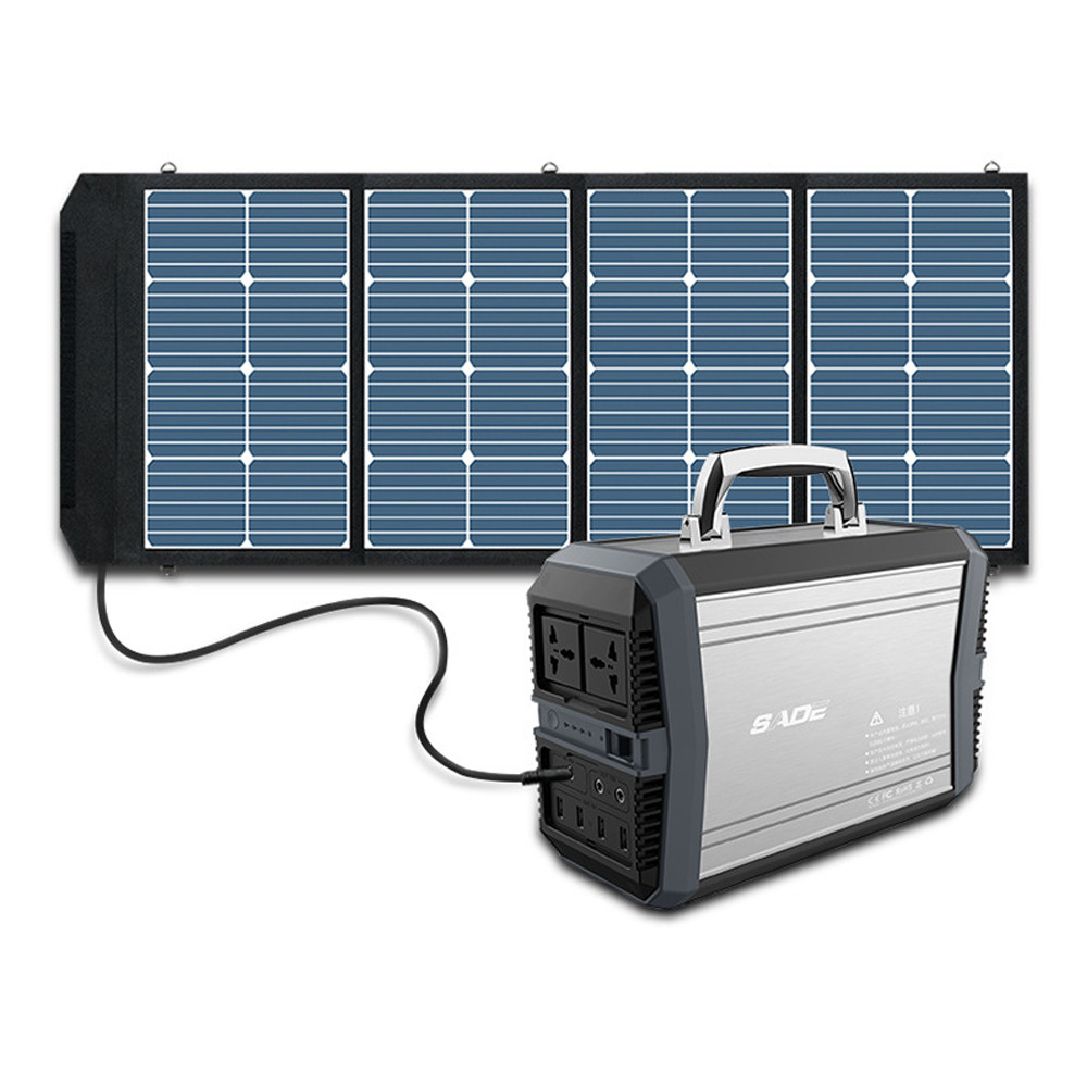 Портативная Солнечная Станция SADE с Накоплением Энергии до 300W, 2*AC ...