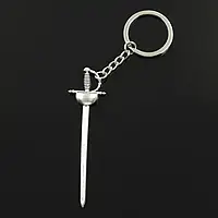 Брелок чоловічий металевий для ключів Шпага, меч, шабля, зброя FD7. Брелки з металу