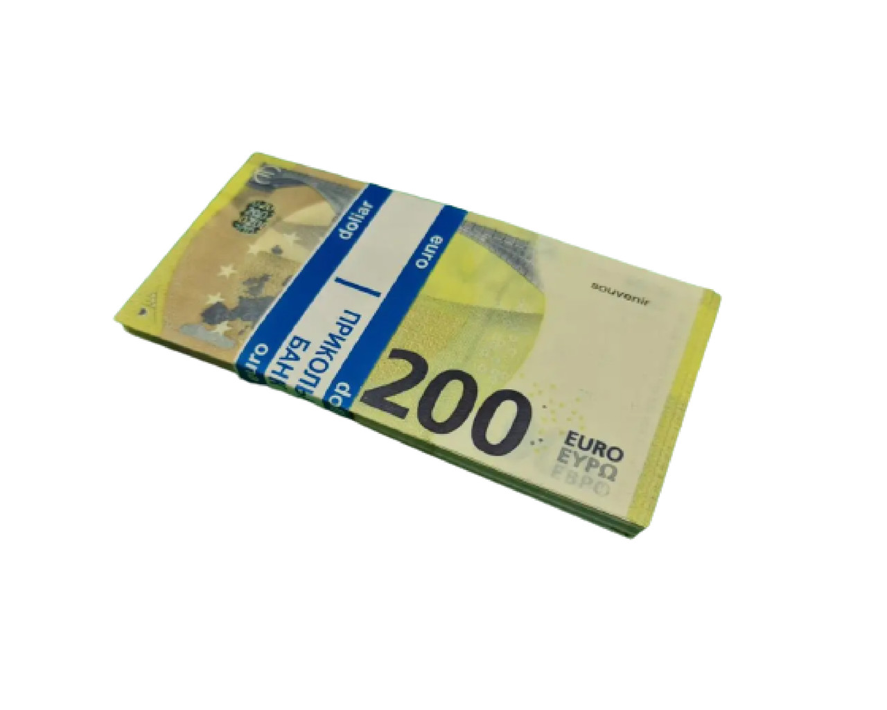 Сувенірні гроші 200 Євро (80шт/уп)