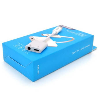 Аудіоконвертор iKAKU KSC-353 ANFENG 2 in 1 Type-C, Box