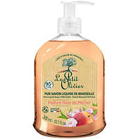 Мило рідке з ароматом квітів персика Le Petit Olivier Pure Liquid Soap of Marseille Peach Blossom 300 мл