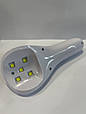 Портативна манікюрна лампа UV/LED на акумуляторі Q5 (18 Вт, біла), фото 3