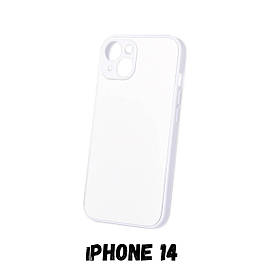 Чохол для сублімації 2D iPhone 14 (TPU білий)