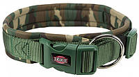 Ошейник для собак Trixie Premium с неопреновой подкладкой зеленый L: 49 55см/25мм