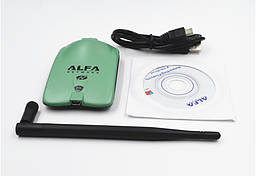 Надпотужний роутер 2000mw Usb Wi-Fi адаптер, точка доступу Alfa Awus036NH (йде без коробки)