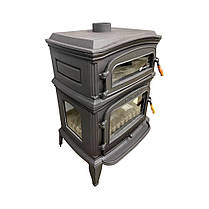 Чавунна піч Flame Stove Altara Premium з духовкою та боковою дверкою, фото 4