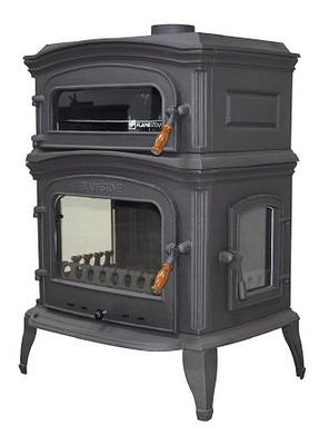 Чавунна піч Flame Stove Altara Premium з духовкою та боковою дверкою, фото 1